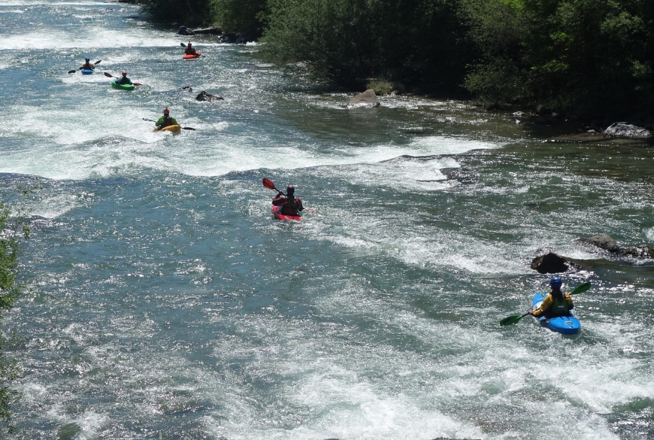 Kanufahren im Neckar